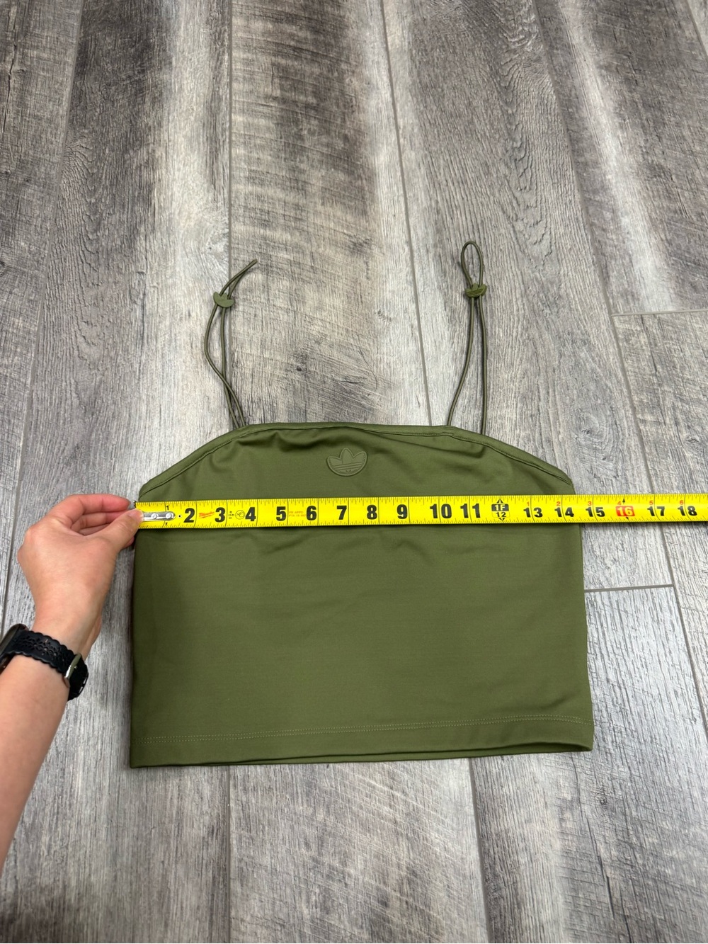 Adidas Olive Crop Top - Picture 13 of 13